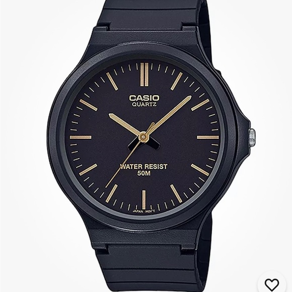 Casio Standard Analog Resin Strap Black Dial Quartz MW-240-1E2VDF Men's Watch - Picture 1 of 5